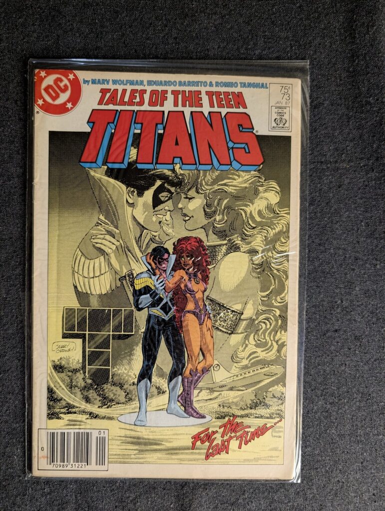 Tales of the Teen Titans #73 front cover