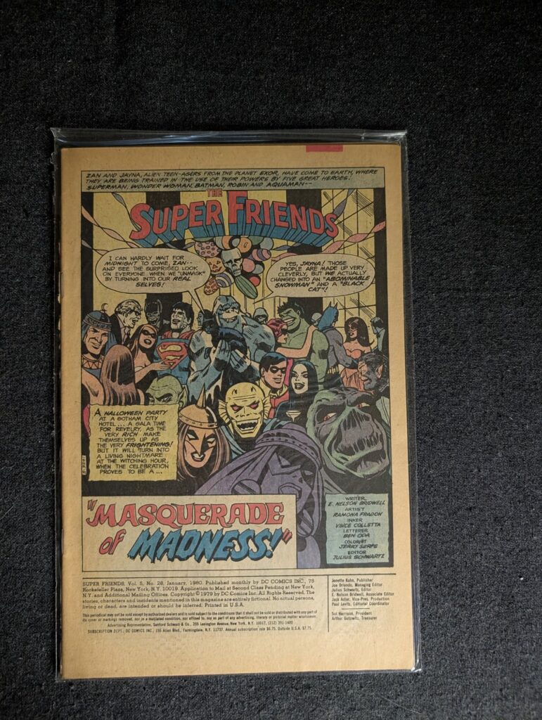 Super Friends #28 front cover
