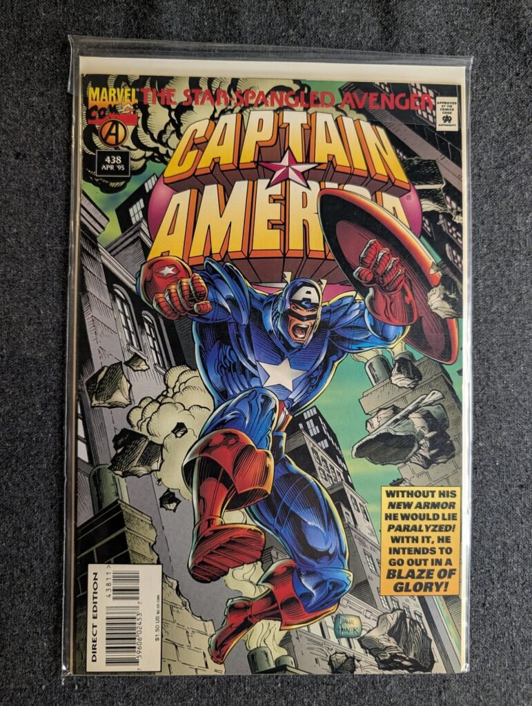 Captain America #438 front cover