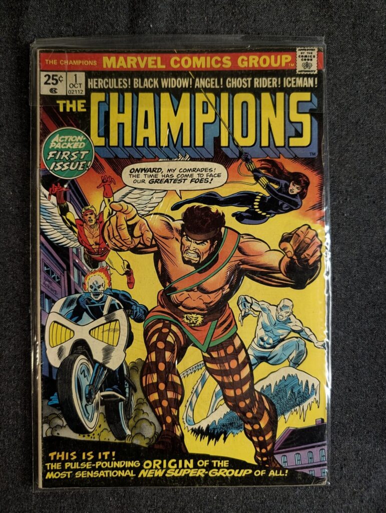 The Champions #1 front cover