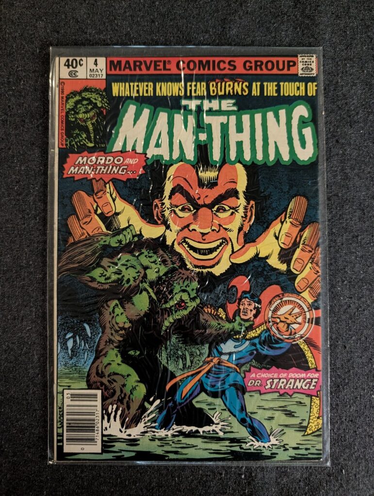 The Man-Thing #4 front cover