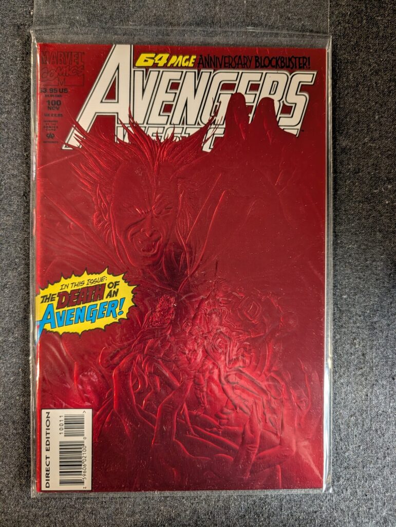 Avengers #100 front cover