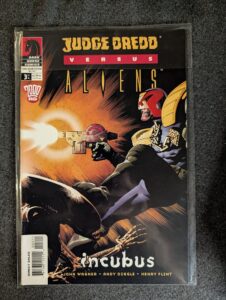 Judge Dredd vs Aliens: Incubus #3 front cover