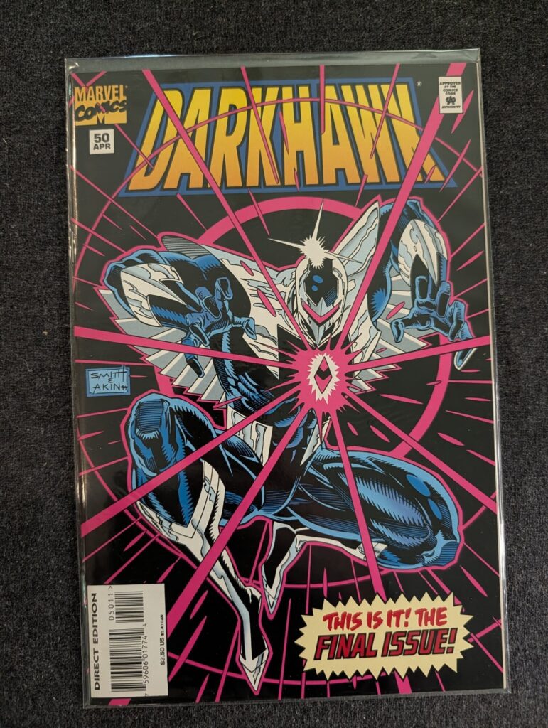 Darkhawk #50 front cover