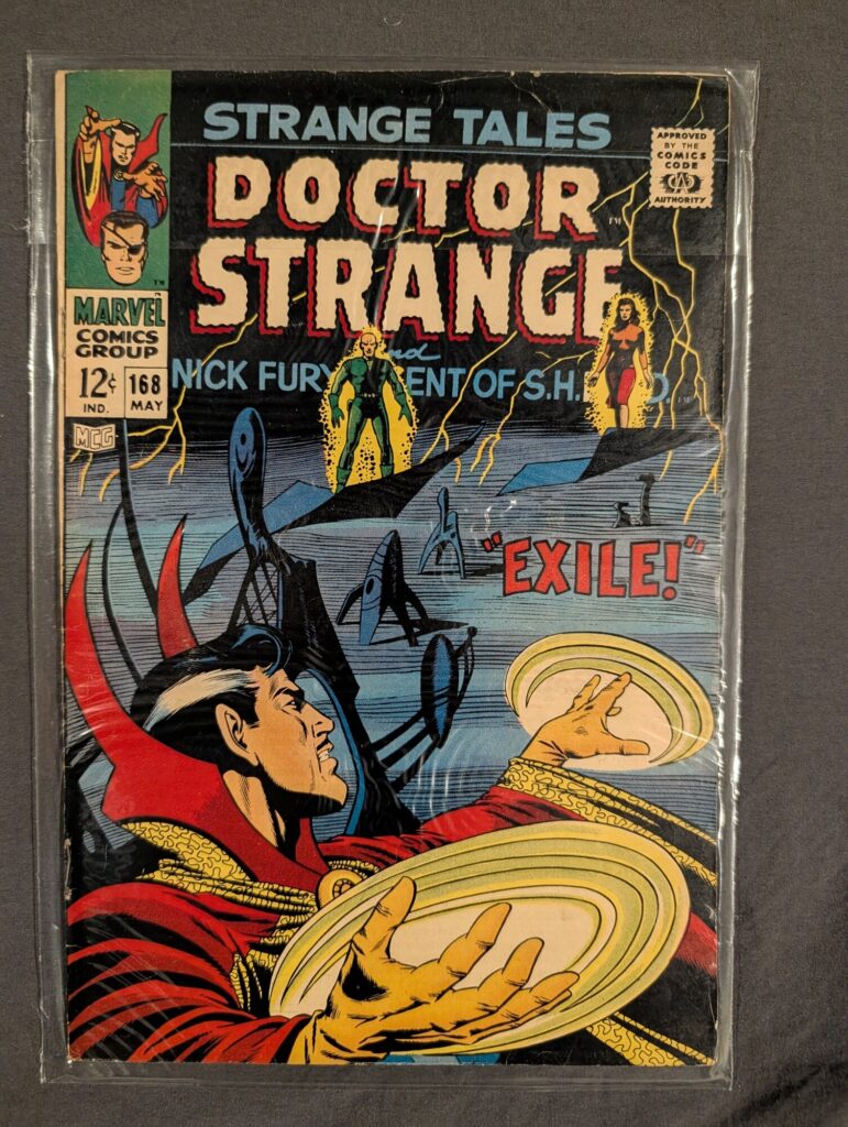 Strange Tales #168 front cover