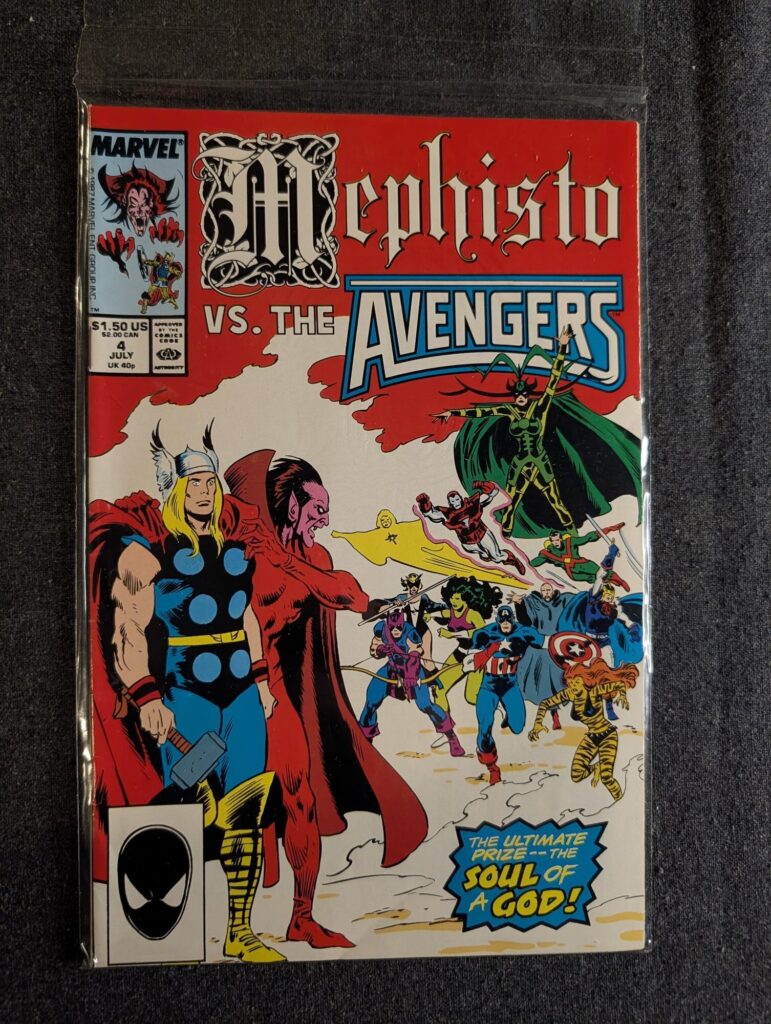 Mephisto vs. The Avengers #4 front cover