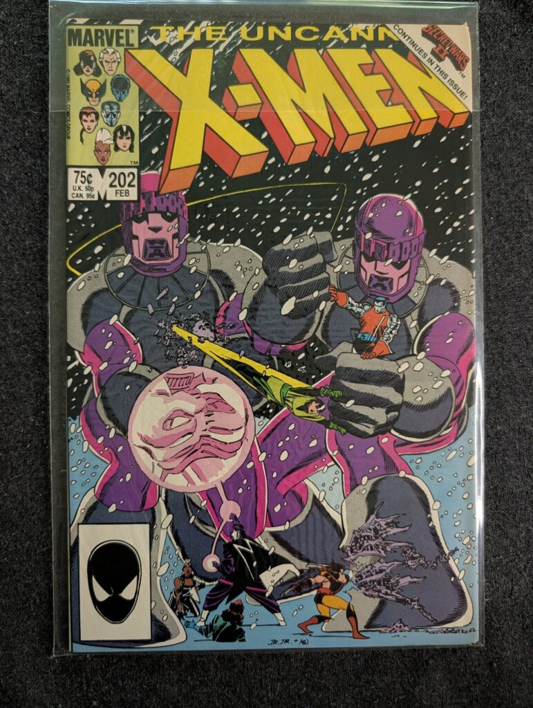 The Uncanny X-Men #202 front cover