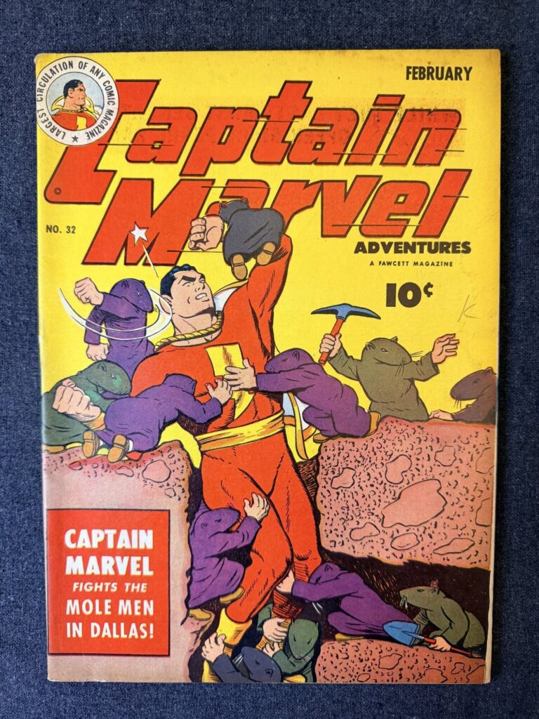 Captain Marvel Adventures #32 front cover
