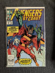 Avengers West Coast #52 front cover