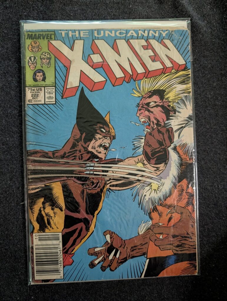 The Uncanny X-Men #222 front cover