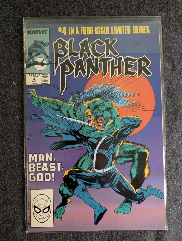Black Panther #4 front cover