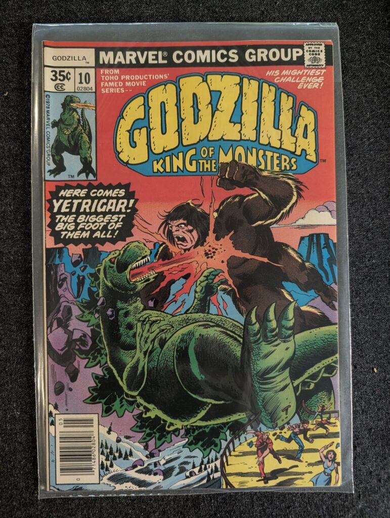 Godzilla #10 front cover