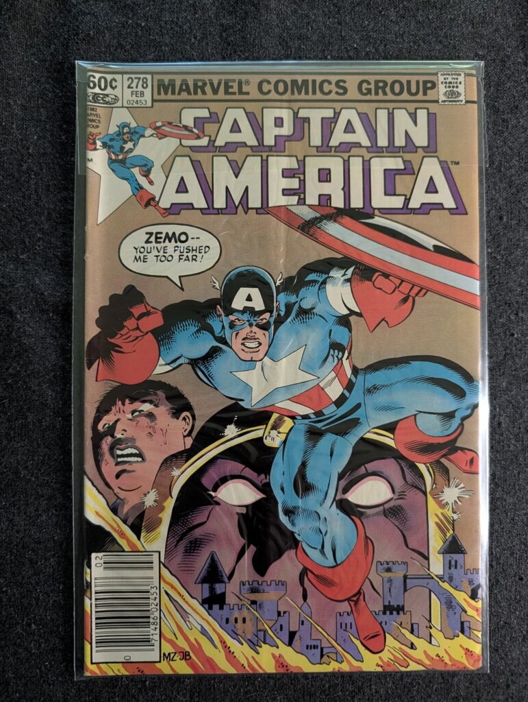 Captain America #278 front cover