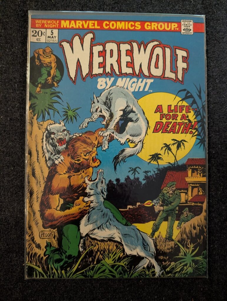 Werewolf by Night #5 front cover