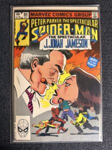 Peter Parker, The Spectacular Spider-Man #80 front cover