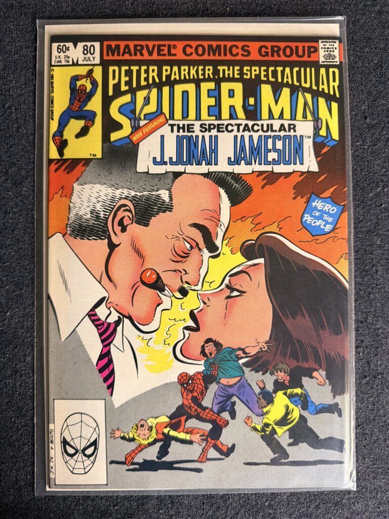 Peter Parker, The Spectacular Spider-Man #80 front cover