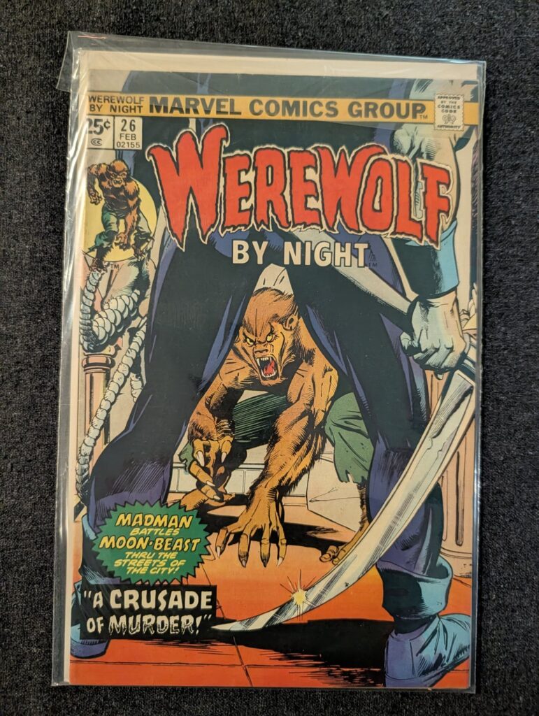 Werewolf by Night #26 front cover