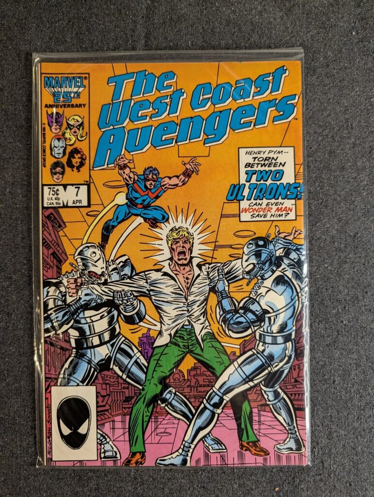 The West Coast Avengers #7 front cover