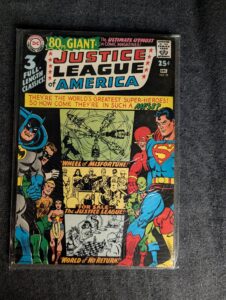 Justice League of America #58 front cover
