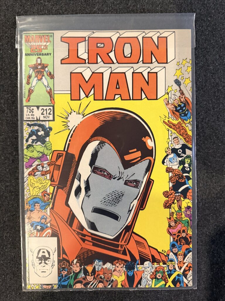 Iron Man #212 front cover