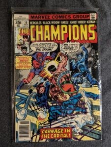 The Champions #16 front cover