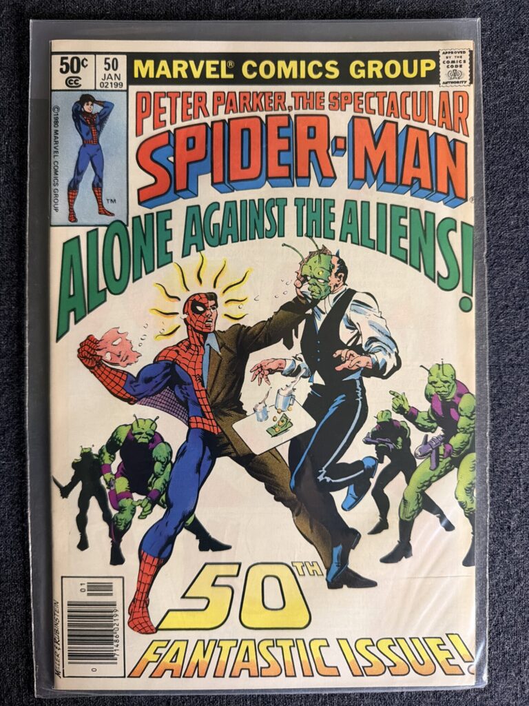 The Spectacular Spider-Man #50 front cover