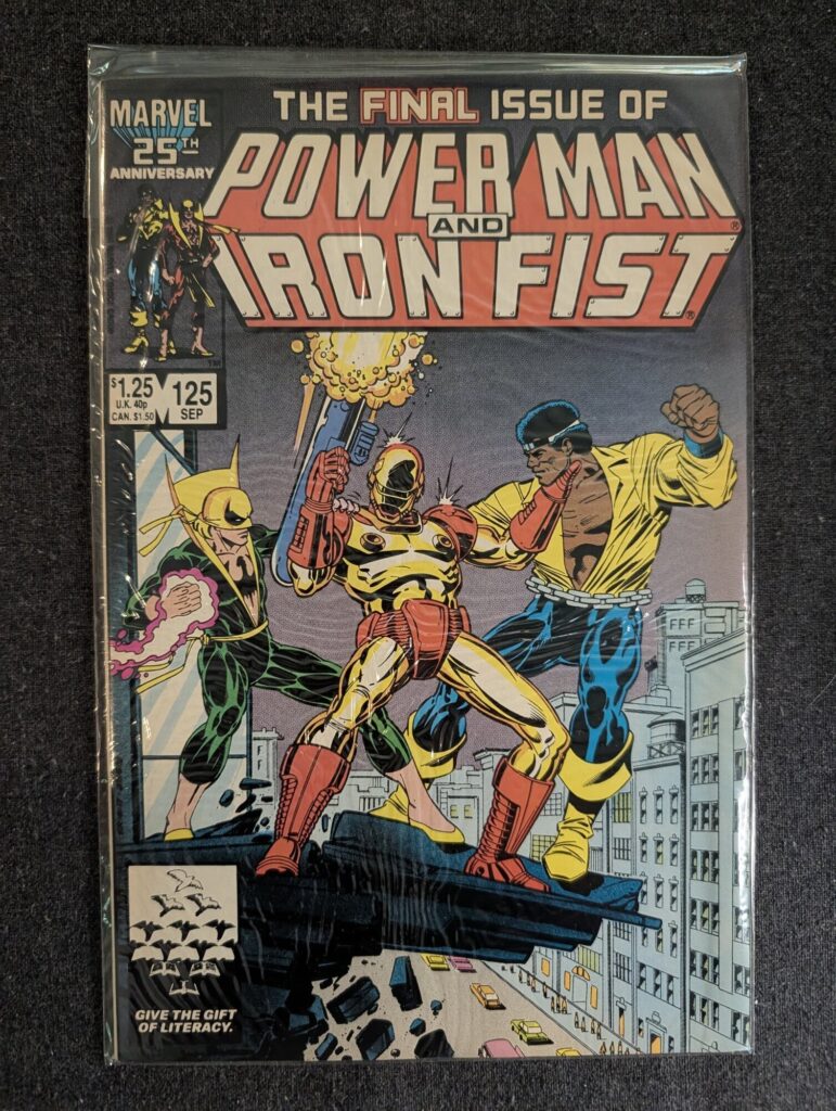 Power Man and Iron Fist #125 front cover