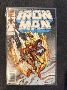 Iron Man #216 front cover