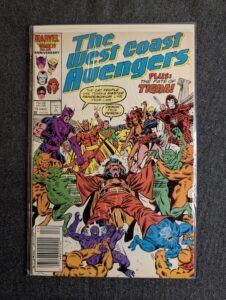 West Coast Avengers #15 front cover