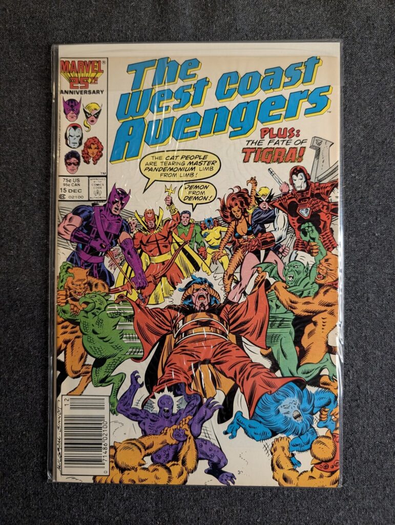West Coast Avengers #15 front cover