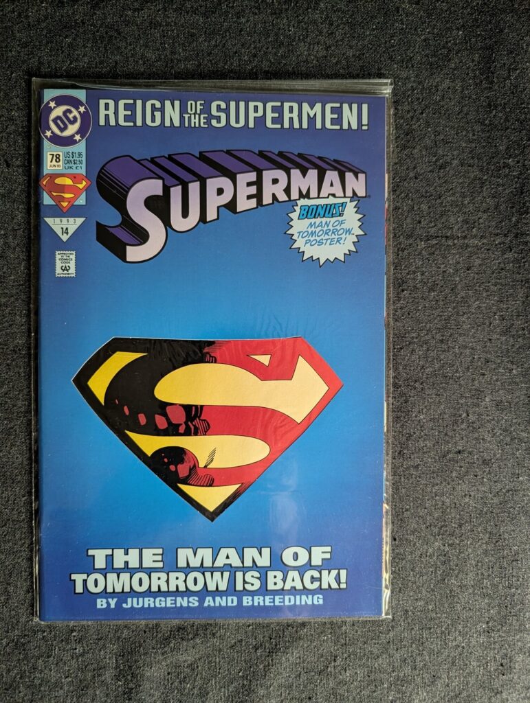 Superman #78 front cover