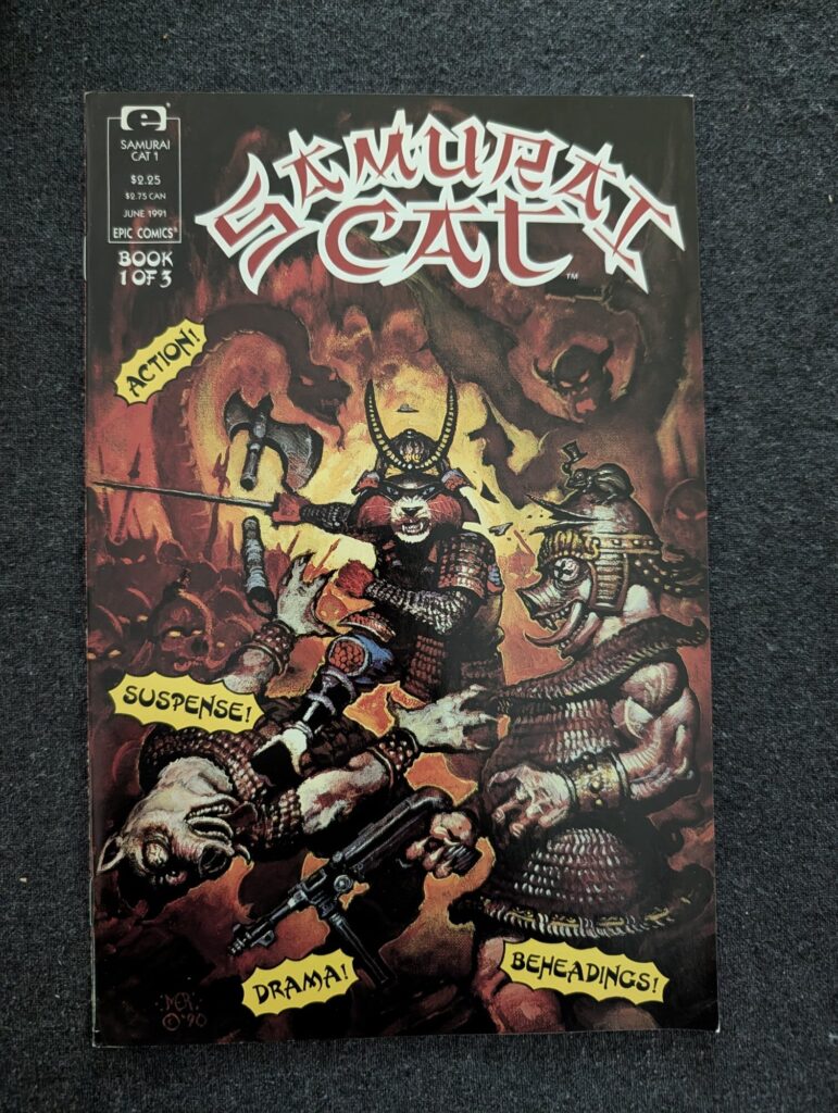 Samurai Cat #1 front cover