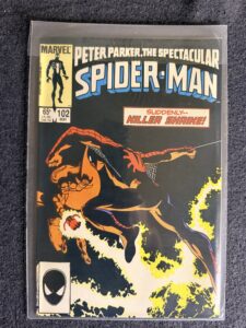 Peter Parker, The Spectacular Spider-Man #102 front cover
