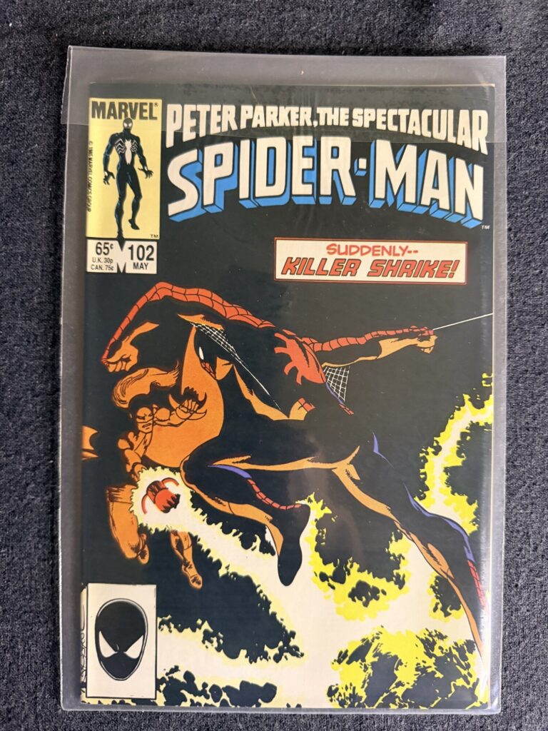 Peter Parker, The Spectacular Spider-Man #102 front cover