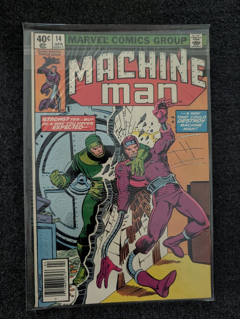 Machine Man #14 front cover