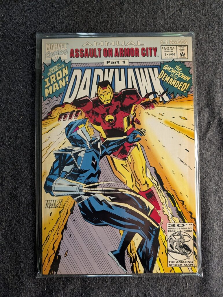 Darkhawk Annual #1 front cover