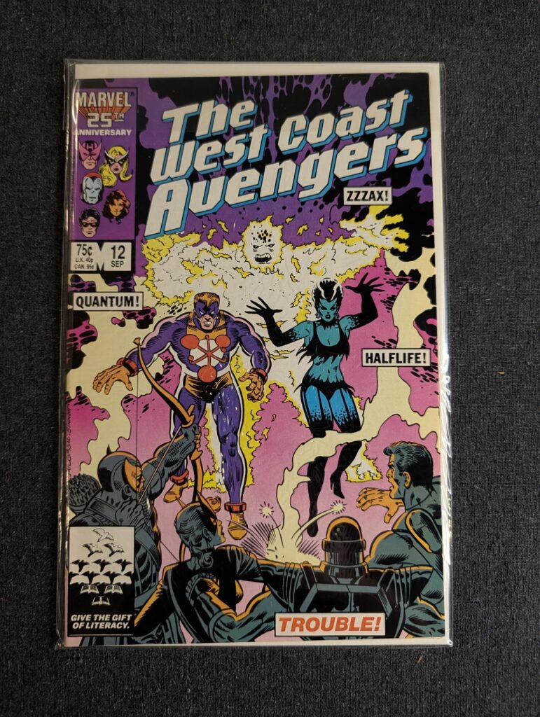 The West Coast Avengers #12 front cover