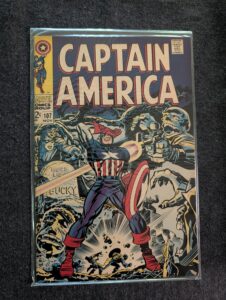 Captain America #107 front cover