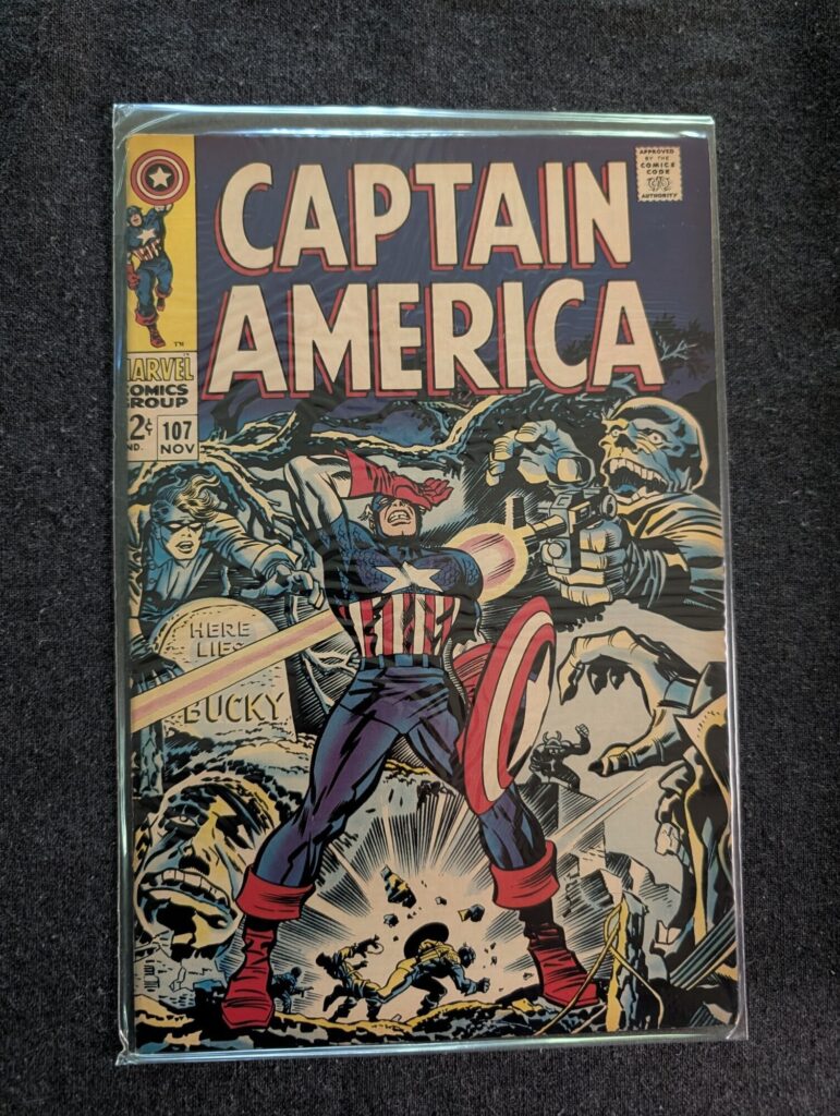 Captain America #107 front cover