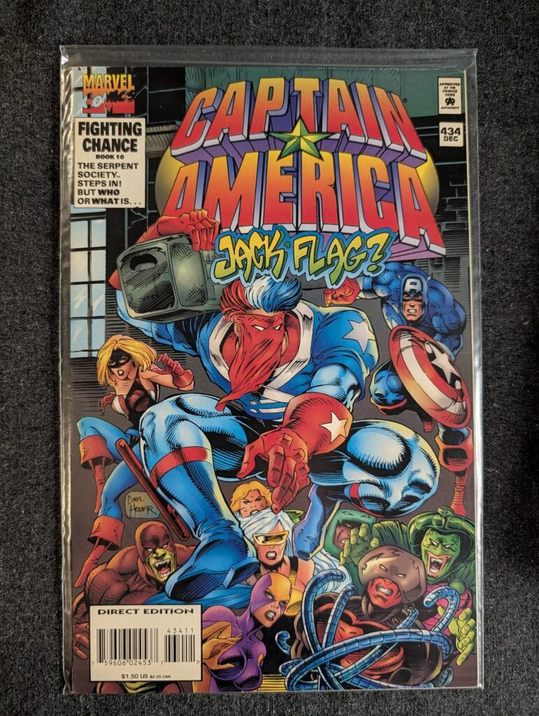 Captain America #434 front cover