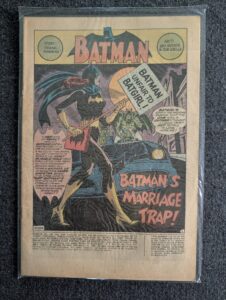 Batman #214 front cover