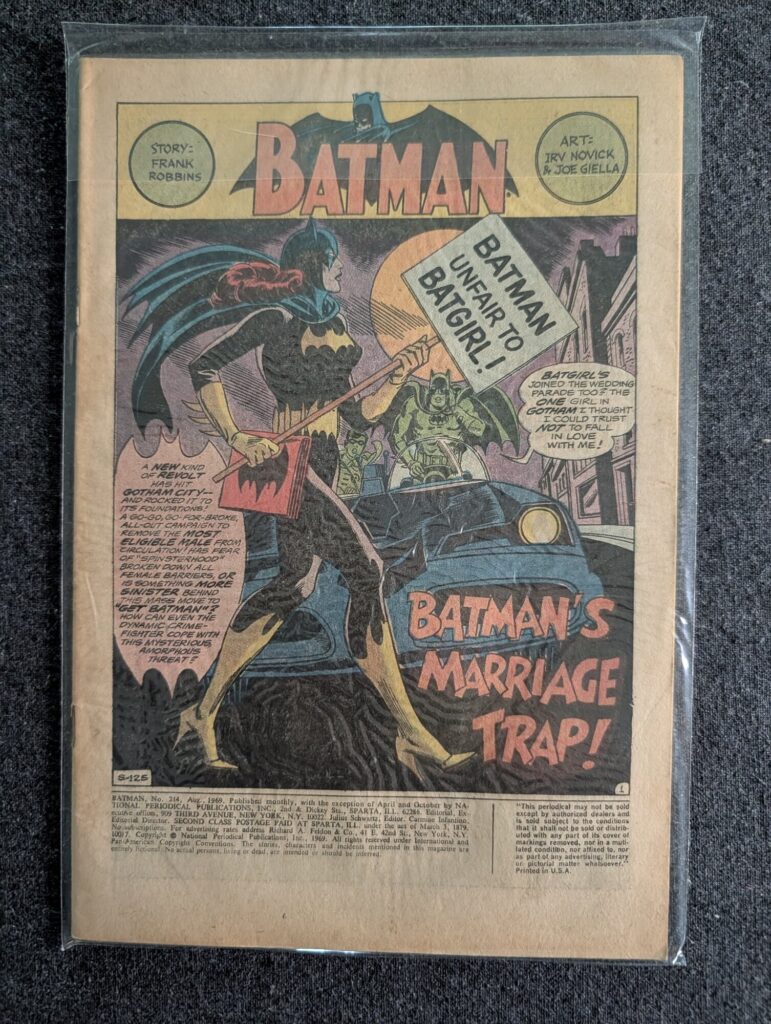 Batman #214 front cover