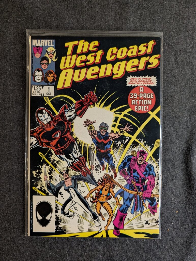 The West Coast Avengers #1 front cover