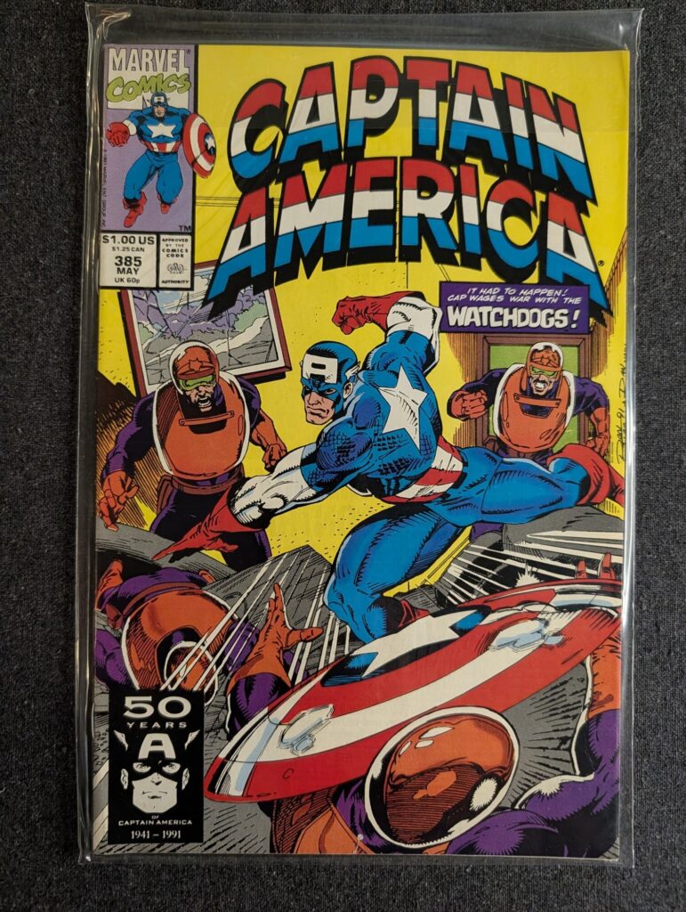Captain America #385 front cover