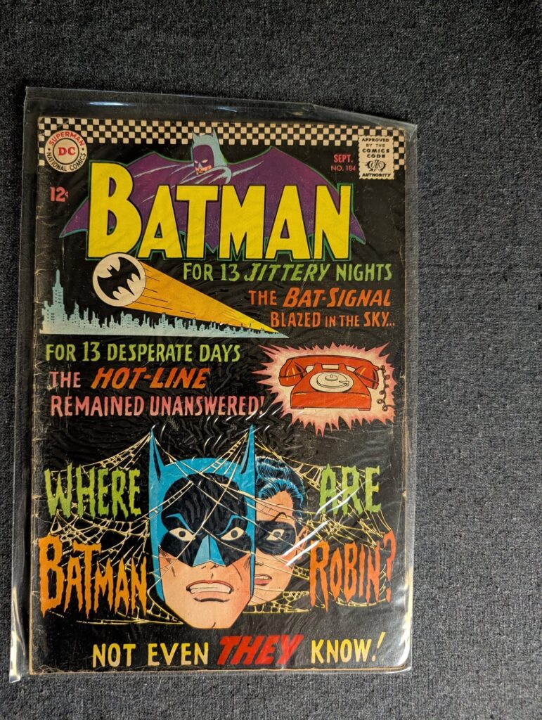 Batman #184 front cover
