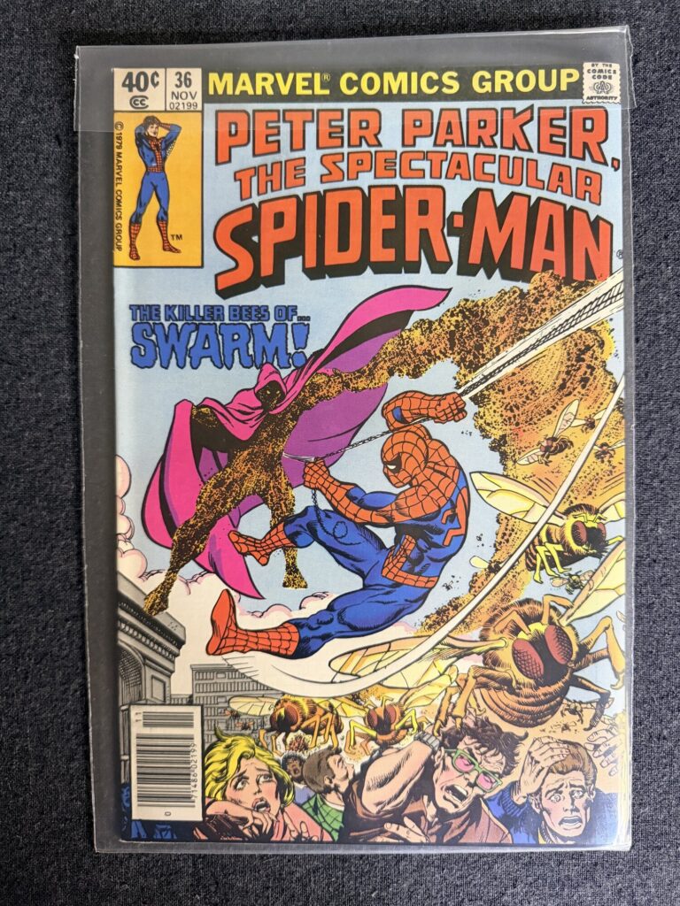 Peter Parker, The Spectacular Spider-Man #36 front cover