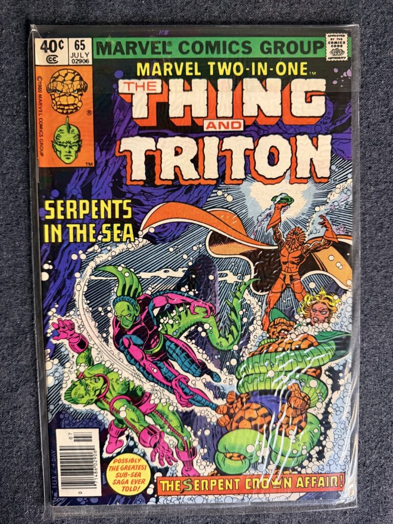 Marvel Two-In-One #65 front cover