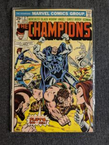The Champions #2 front cover