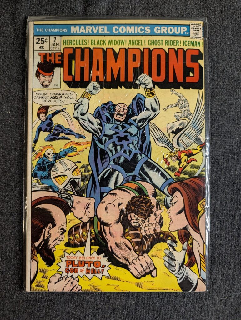 The Champions #2 front cover