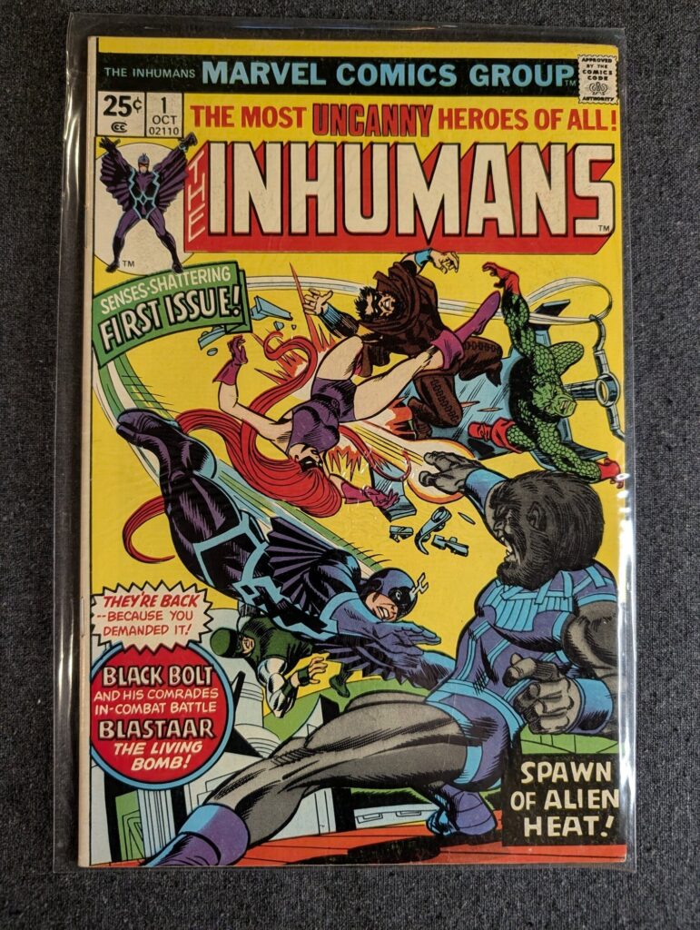 The Inhumans #1 front cover